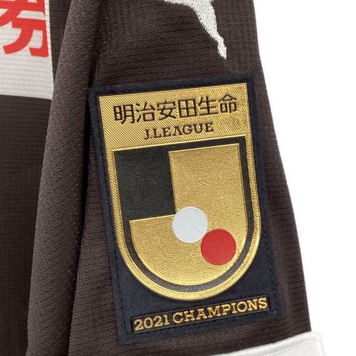 PUMA (プーマ) サポーターグッズ 2022リミテッドユニフォーム クラブ設立26周年パッチ付 ブラック 川﨑フロンターレ ユニフォーム