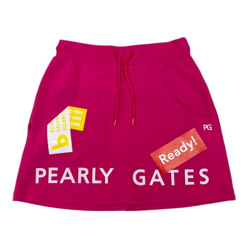 PEARLY GATES (パーリーゲイツ) ゴルフウェア(スカート) レディース SIZE M ピンク コンパクトダブルニット 2022年モデル