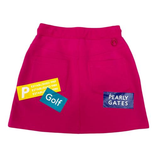PEARLY GATES (パーリーゲイツ) ゴルフウェア(スカート) レディース SIZE M ピンク コンパクトダブルニット 2022年モデル