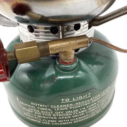 Coleman (コールマン) ガソリンシングルバーナー 2レバー ホワイトボーダー 502 スポーツスター 1973年2月製 ヴィンテージ