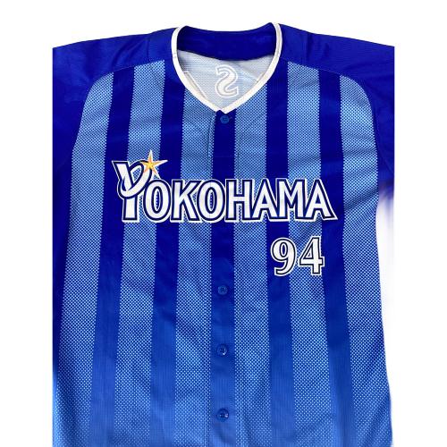 横浜DeNAベイスターズ (ヨコハマディーエヌエーベイスターズ) 応援グッズ ブルー 2018年シーズン ユニフォーム 笠井崇正【94】 プロ仕様モデル