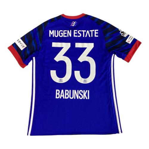 横浜F・マリノス (ヨコハマエフマリノス) サッカーユニフォーム メンズ SIZE L ブルー ダヴィッド・バブンスキー【33】 2017年
