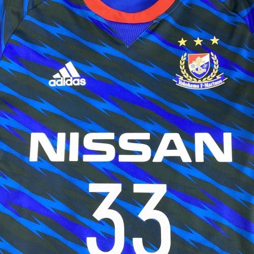 横浜F・マリノス (ヨコハマエフマリノス) サッカーユニフォーム メンズ SIZE L ブルー ダヴィッド・バブンスキー【33】 2017年