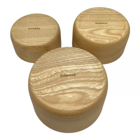 VIVAHDE (ヴィヴァフデ) アウトドア食器セット ナチュラル 品薄