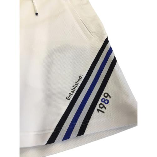 PEARLY GATES (パーリーゲイツ) ゴルフウェア(パンツ) メンズ SIZE M ホワイト チェックインレイジャガード ショートパンツ 2023年モデル 053-4132327