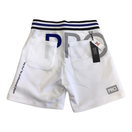 PEARLY GATES (パーリーゲイツ) ゴルフウェア(パンツ) メンズ SIZE M ホワイト チェックインレイジャガード ショートパンツ 2023年モデル 053-4132327