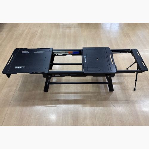 ON-U LIFE (オンユー ライフ) アウトドアテーブル ブラック 	Sliding Half IGT Camping Table