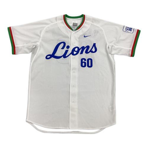 埼玉西武ライオンズ (サイタマセイブライオンズ) 応援グッズ SIZE XXL ホワイト 中村剛也【60】 ユニフォーム NIKE製 オーセンティック プロ仕様モデル