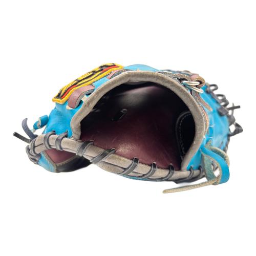 ZETT (ゼット) 硬式グローブ ブルー ケース付 BRCPRO キャッチャーミット