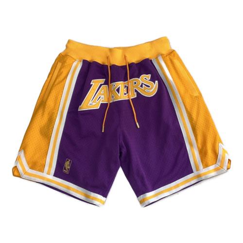 ロサンゼルスレイカーズ バスケットボールパンツ SHORNG18321-LAL メンズ SIZE M パープル