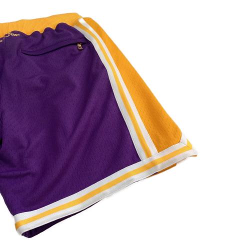 ロサンゼルスレイカーズ バスケットボールパンツ SHORNG18321-LAL メンズ SIZE M パープル