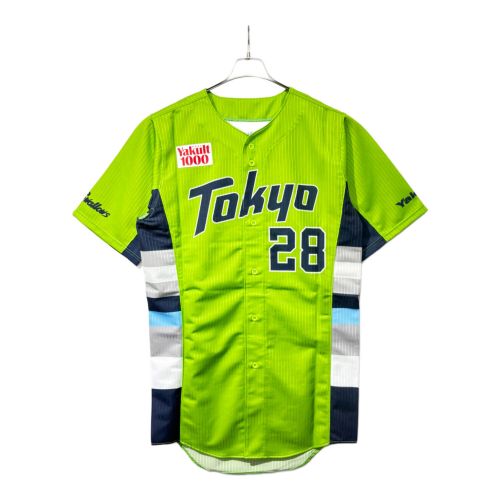 東京ヤクルトスワローズ (トウキョウヤクルトスワローズ) 応援グッズ 黄緑 2021年シーズン 実使用 ユニフォーム 吉田大喜【28】 プロ仕様モデル