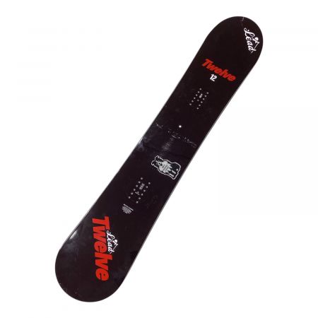 スノーボード FTWO157cm TWELVE (トゥエルブ) スノーボード 157cm ブラック 20-21年モデル