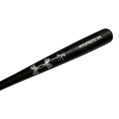 UNDER ARMOUR (アンダーアーマー) 木製バット NPBマーク付 YG65 実寸約84cm ブラウン