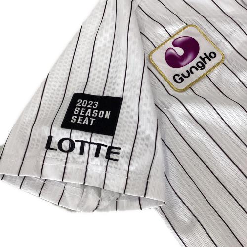 千葉ロッテマリーンズ (チバロッテマリーンズ) 応援グッズ Lサイズ ホワイト 佐々木【17】 2023シーズンシート継続特典 限定1000着 ユニフォーム レプリカ