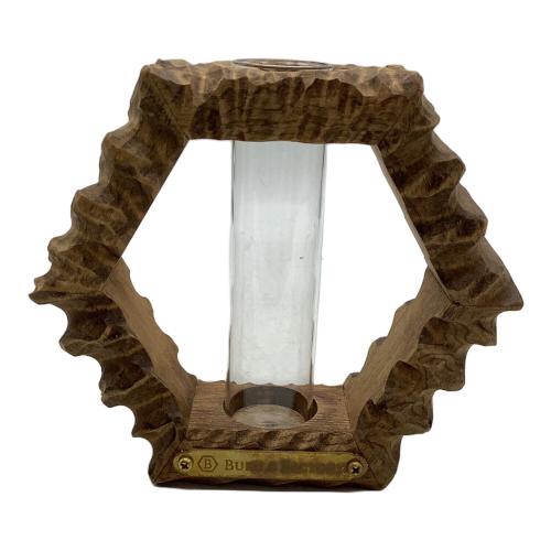 BURUS FACTORY アウトドア雑貨 ヘキサ型一輪挿し 彫刻仕様