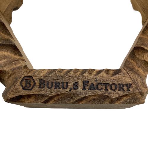 BURUS FACTORY アウトドア雑貨 ヘキサ型一輪挿し 彫刻仕様