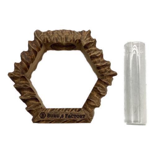 BURUS FACTORY アウトドア雑貨 ヘキサ型一輪挿し 彫刻仕様