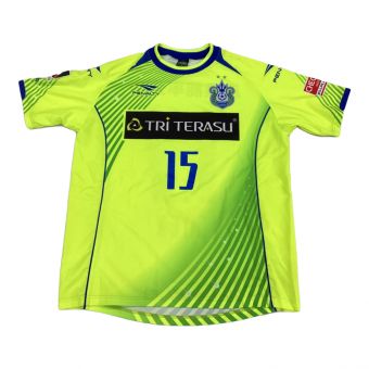 湘南ベルマーレ (ショウナンベルマーレ) サッカーユニフォーム メンズ SIZE L 黄緑 エデル【15】 2014年七夕