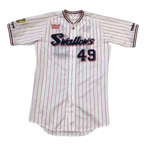 東京ヤクルトスワローズ (トウキョウヤクルトスワローズ) 応援グッズ ホワイトxレッド 渡邉大樹【49】2021年実使用 ユニフォーム プロ仕様モデル