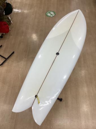Eric Christenson ショートボード 5'11'' x 21 1/8 x 2 3/4 ダブルフィン フィッシュテール