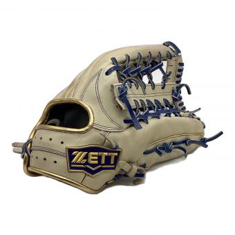 ZETT (ゼット) 軟式グローブ ベージュ×ブルー ネオステイタスVL BRGB31437