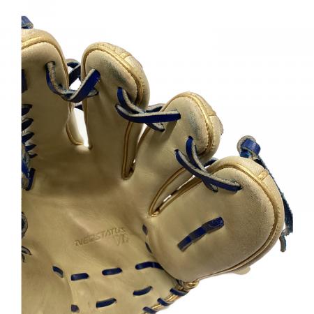 ZETT 軟式グローブ ベージュ/ネイビー ウィニングロード 野球 グローブ 軟式 ゼット オールラウンド用