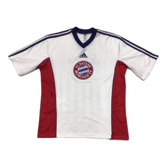 バイエルンミュンヘン サポーターグッズ XLサイズ 98-99シーズントレーニングウェア ホワイトｘレッド adidas ユニフォーム