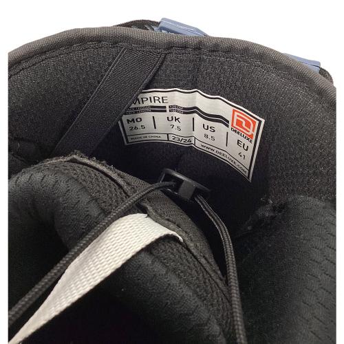 DEELUXE (ディーラックス) スノーボードブーツ メンズ SIZE 26.5cm ブラック×ブルー フレックス8/10 23-24モデル EMPIRE S4 シューレース