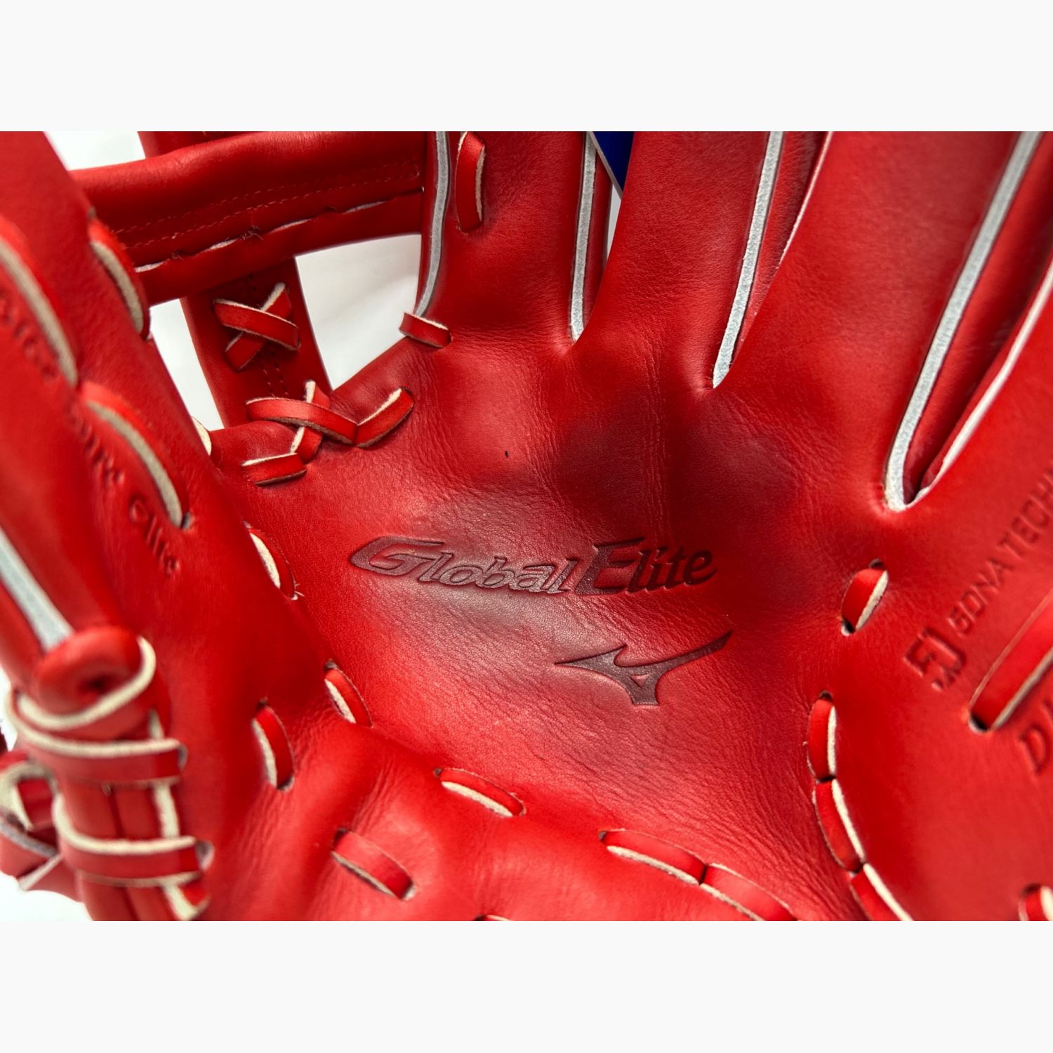 MIZUNO (ミズノ) 硬式グローブ レッド ケース付 Global Elite 内野用