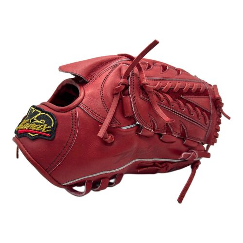 xanax (ザナックス) 硬式グローブ レッド ケース付 トラストエックス 投手用 BHG12721X