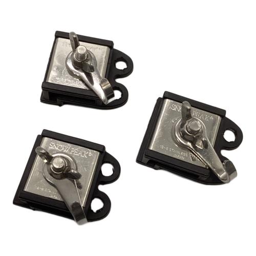 Snow peak (スノーピーク) アウトドア雑貨 3個セット 廃盤品 カーサイドジョイント TP-071