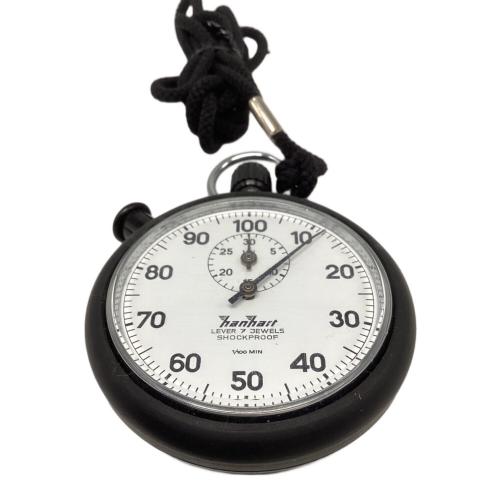 hanhart (ハンハルト) ストップウォッチ 1/100MIN ドイツ製 手巻きストップウォッチ