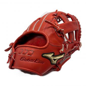 MIZUNO (ミズノ) 硬式グローブ レッド グローバルエリート 内野用 1AJGH23203