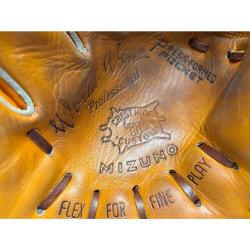 MIZUNO (ミズノ) 軟式グローブ ブラウン ベースマン40周年復刻 ワールドウィン 赤カップ 投手用