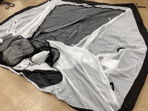 MURACO (ムラコ) ツールームテント ブラック ジズテント ZIZ TENT SHELTER 約310×580×206cｍ 3～5人用