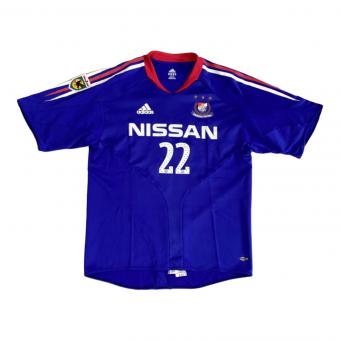 横浜F・マリノス (ヨコハマエフマリノス) サッカーユニフォーム メンズ SIZE M ブルー 中澤佑二【22】 04-05