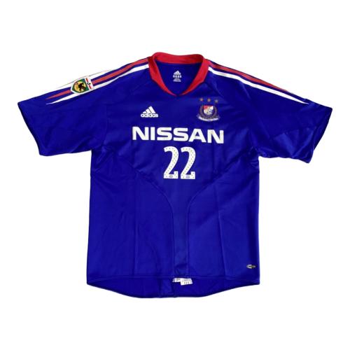 横浜F・マリノス (ヨコハマエフマリノス) サッカーユニフォーム メンズ SIZE M ブルー 中澤佑二【22】 04-05