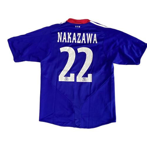 横浜F・マリノス (ヨコハマエフマリノス) サッカーユニフォーム メンズ SIZE M ブルー 中澤佑二【22】 04-05