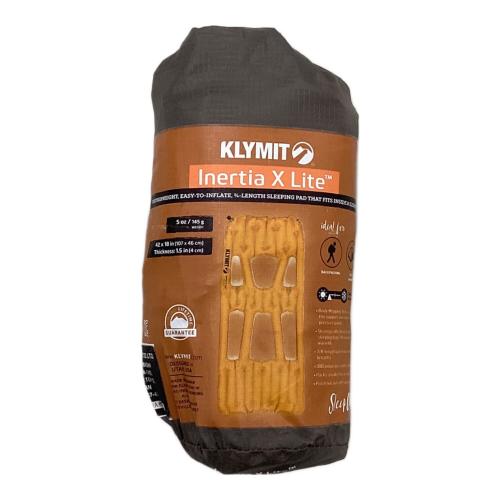 KLYMIT Inertia X Lite スリーピングマット KLYMIT イナーシャXライト