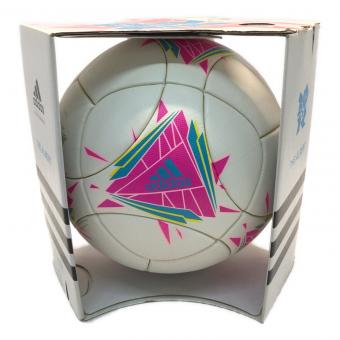 adidas (アディダス) サッカーボール 5号球 ホワイトxピンク 2012ロンドンオリンピック 公式球