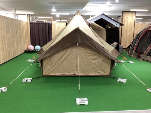 OGAWA (オガワ) モノポールテント ヨゴレ有 ブラウン グロッケ8