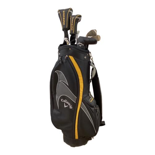 Callaway (キャロウェイ) ゴルフセット バッグ・スレ・ヨゴレ有 WARBIRD 10本セット(ドライバー/5W/5/6/7/8/9/P/S/パター) 純正グリップ消耗