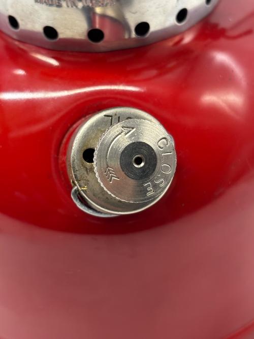 Coleman (コールマン) ガソリンランタン レッドボーダー後期型 PYREXグローブ 200A 1964年2月製 ヴィンテージ