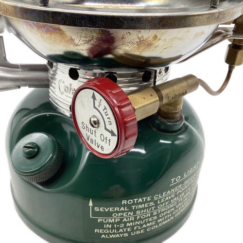 Coleman (コールマン) ガソリンシングルバーナー ホワイトボーダー 502 1965年8月製 ヴィンテージ