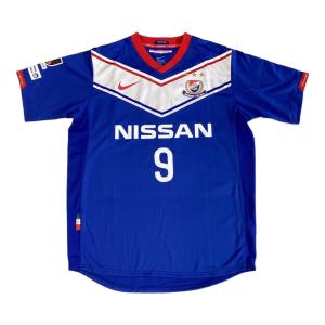 横浜F・マリノス (ヨコハマエフマリノス) サッカーユニフォーム メンズ SIZE M ブルー 渡邉 千真【9】 2010年ホーム 385787-493