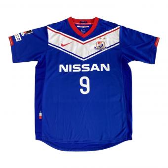 横浜F・マリノス (ヨコハマエフマリノス) サッカーユニフォーム メンズ SIZE M ブルー 渡邉 千真【9】 2010年ホーム 385787-493