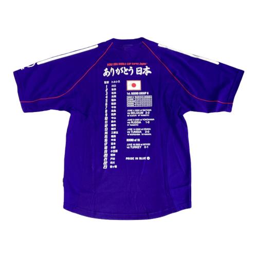 日本代表 (ニホンダイヒョウ) サッカーユニフォーム メンズ SIZE M ブルー 2002年日韓W杯