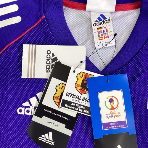 日本代表 (ニホンダイヒョウ) サッカーユニフォーム メンズ SIZE M ブルー 2002年日韓W杯