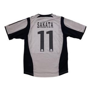 横浜F・マリノス (ヨコハマエフマリノス) サッカーユニフォーム メンズ SIZE M グレー 坂田 大輔【11】 2003-04年アウェイ